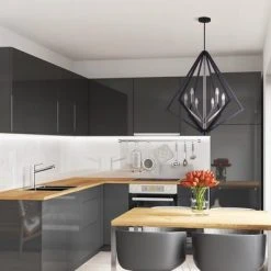 Budget 🛒 Patriot Lighting® Dryden Matte Black And Brushed Nickel 6-Light Pendant ⭐ 7 Budget 🛒 Patriot Lighting® Dryden Matte Black And Brushed Nickel 6-Light Pendant ⭐ -Patriot Lighting Sales 3518478 LIFE