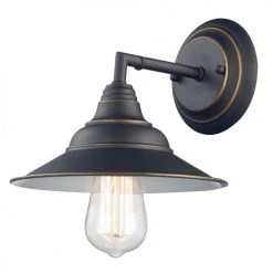 Best deal ❤️ Patriot Lighting® Denzel Oil-Rubbed Bronze 1-Light Indoor Wall Light ⭐
