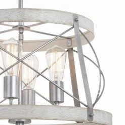 Coupon 🎉 Patriot Lighting® Bea White Wash Faux Wood And Galvanized 4-Light Pendant 🔔 10 Coupon 🎉 Patriot Lighting® Bea White Wash Faux Wood And Galvanized 4-Light Pendant 🔔 -Patriot Lighting Sales 3518606 Alt2
