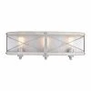Brand new ✔️ Patriot Lighting® Bea White Wash Faux Wood And Galvanized 3-Light Vanity Light ⭐ -Patriot Lighting Sales 3518610 Master