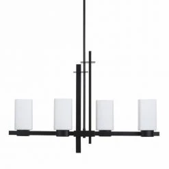 Flash Sale ✔️ Patriot Lighting® Michael Matte Black 4-Light Island Light ✨ -Patriot Lighting Sales 3518613 Alt1