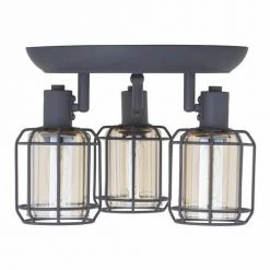Buy 🎉 Patriot Lighting® Dorian Matte Gray 3-Light Track Light ✨ -Patriot Lighting Sales 3518628 Alt1