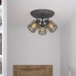 Buy 🎉 Patriot Lighting® Dorian Matte Gray 3-Light Track Light ✨ -Patriot Lighting Sales 3518628 Alt3