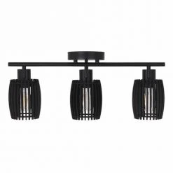 Budget 🌟 Patriot Lighting® Bernard Matte Black 3-Light Track Light ⭐ -Patriot Lighting Sales 3518630 Alt1