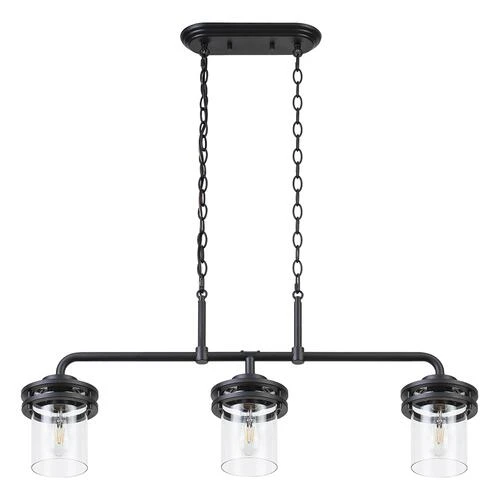 Buy 👍 Patriot Lighting® Joska Matte Black 3-Light Island Light 🛒 7 Buy 👍 Patriot Lighting® Joska Matte Black 3-Light Island Light 🛒 - Image 5