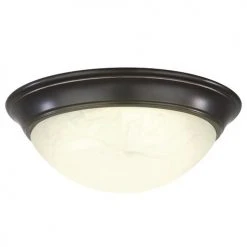 Budget 🧨 Patriot Lighting® Karter Bronze Integrated LED Flush Mount Ceiling Light ✨