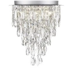 Top 10 ⌛ Patriot Lighting® Shana Silver 4-Light Flush Mount Ceiling Light ✔️