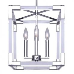 Buy 🔥 Patriot Lighting® Cleavon Chrome 4-Light Pendant 🛒 -Patriot Lighting Sales 3518678 P DETAIL