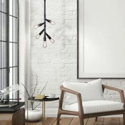 Cheap 🎁 Patriot Lighting® Tullio Matte Black 5-Light Pendant 🔔 6 Cheap 🎁 Patriot Lighting® Tullio Matte Black 5-Light Pendant 🔔 -Patriot Lighting Sales 3518683 P SC