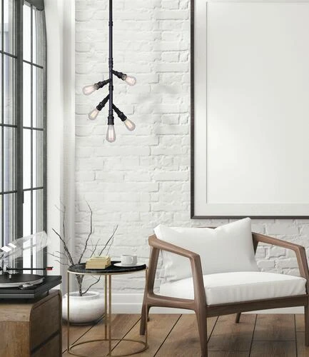 Cheap 🎁 Patriot Lighting® Tullio Matte Black 5-Light Pendant 🔔 4 Cheap 🎁 Patriot Lighting® Tullio Matte Black 5-Light Pendant 🔔 - Image 2