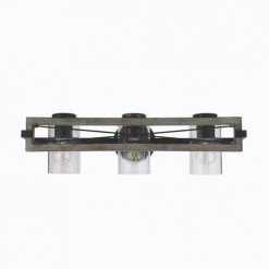 Brand new ❤️ Patriot Lighting® Lizzie Matte Black 3-Light Vanity Light 😀