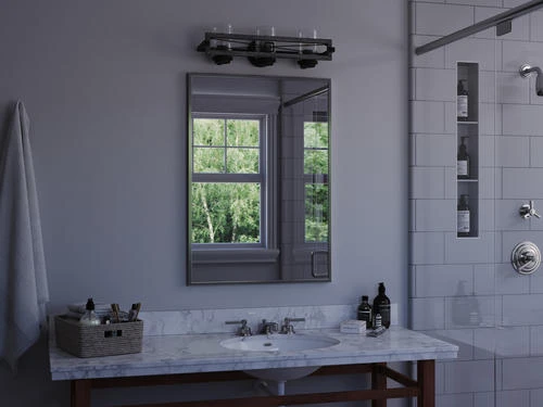 Brand new ❤️ Patriot Lighting® Lizzie Matte Black 3-Light Vanity Light 😀 13 Brand new ❤️ Patriot Lighting® Lizzie Matte Black 3-Light Vanity Light 😀 - Image 11