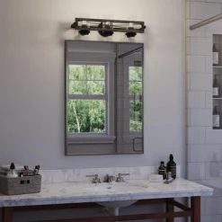 Brand new ❤️ Patriot Lighting® Lizzie Matte Black 3-Light Vanity Light 😀 23 Brand new ❤️ Patriot Lighting® Lizzie Matte Black 3-Light Vanity Light 😀 -Patriot Lighting Sales 3518701 lifestyleon