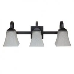 Brand new ❤️ Patriot Lighting® Squire Brushed Bronze 3-Light Vanity Light ⌛