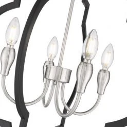 Deals 🧨 Patriot Lighting® Tamara Black 4-Light Pendant 🌟 -Patriot Lighting Sales 3518731 P ALT4