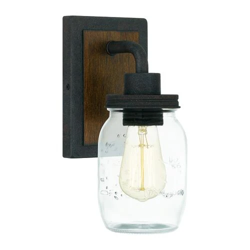 Budget 🔔 Patriot Lighting® Wheland Matte Black 1-Light Vanity Light ❤️ 5 Budget 🔔 Patriot Lighting® Wheland Matte Black 1-Light Vanity Light ❤️ - Image 3