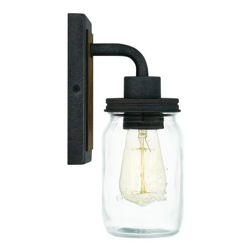 Budget 🔔 Patriot Lighting® Wheland Matte Black 1-Light Vanity Light ❤️ 6 Budget 🔔 Patriot Lighting® Wheland Matte Black 1-Light Vanity Light ❤️ - Image 4