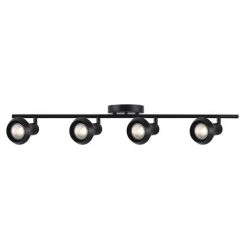 Cheapest ⌛ Patriot Lighting® Blair Matte Black 4-Light Fixed Track Light 🔥 -Patriot Lighting Sales 3518741 P BTM