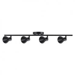 Cheapest ⌛ Patriot Lighting® Blair Matte Black 4-Light Fixed Track Light 🔥 -Patriot Lighting Sales 3518741 P TOP