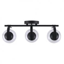 Discount ✔️ Patriot Lighting® Kari Matte Black 3-Light Vanity Light 🌟 7 Discount ✔️ Patriot Lighting® Kari Matte Black 3-Light Vanity Light 🌟 -Patriot Lighting Sales 3518752 P BTM