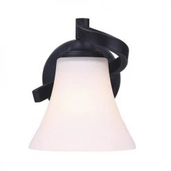 New ⌛ Patriot Lighting® Dee Rubbed Antique Bronze 1-Light Vanity Light ⌛ -Patriot Lighting Sales 3518755FR