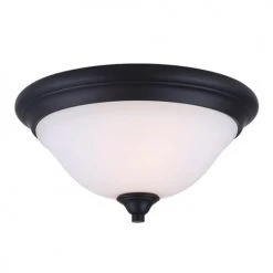 Hot Sale ❤️ Patriot Lighting® Dee Rubbed Antique Bronze 2-Light Flush Mount Ceiling Light 🥰 -Patriot Lighting Sales 3518759 P 002