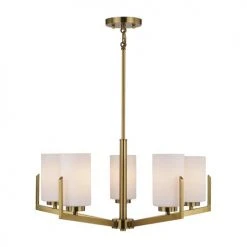 Cheap ✨ Patriot Lighting® Citrine Gold 5-Light Chandelier 🔥 -Patriot Lighting Sales 3518770 Alt2