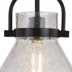 Best deal ✨ Patriot Lighting® Renley Black 1-Light Semi-Flush Mount Ceiling Light ✔️ -Patriot Lighting Sales 3518773 Alt4