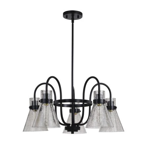 Deals 💯 Patriot Lighting® Renley Black 5-Light Chandelier ✨ 6 Deals 💯 Patriot Lighting® Renley Black 5-Light Chandelier ✨ - Image 4