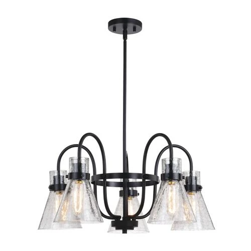 Deals 💯 Patriot Lighting® Renley Black 5-Light Chandelier ✨ 8 Deals 💯 Patriot Lighting® Renley Black 5-Light Chandelier ✨ - Image 6