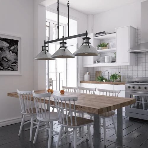 Deals 🤩 Patriot Lighting® Ashtyn Matte Black & Charcoal Patina 3-Light Island Light ⭐ 6 Deals 🤩 Patriot Lighting® Ashtyn Matte Black & Charcoal Patina 3-Light Island Light ⭐ - Image 4