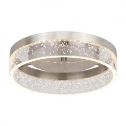 Discount ⌛ Patriot Lighting® Leah Satin Nickel Integrated LED Flush Mount Ceiling Light 👍 12 Discount ⌛ Patriot Lighting® Leah Satin Nickel Integrated LED Flush Mount Ceiling Light 👍 -Patriot Lighting Sales 3518792 Alt1