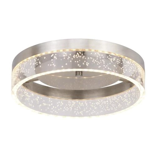 Discount ⌛ Patriot Lighting® Leah Satin Nickel Integrated LED Flush Mount Ceiling Light 👍 6 Discount ⌛ Patriot Lighting® Leah Satin Nickel Integrated LED Flush Mount Ceiling Light 👍 - Image 4