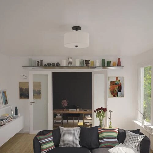 Promo 🤩 Patriot Lighting® Fabian Bronze 2-Light Semi-Flush Mount Ceiling Light 👍 5 Promo 🤩 Patriot Lighting® Fabian Bronze 2-Light Semi-Flush Mount Ceiling Light 👍 - Image 3