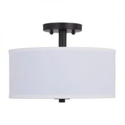 Promo 🤩 Patriot Lighting® Fabian Bronze 2-Light Semi-Flush Mount Ceiling Light 👍