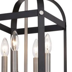 Top 10 ⭐ Patriot Lighting® Jazel Matte Black & Brushed Nickel 4-Light Pendant 🌟 17 Top 10 ⭐ Patriot Lighting® Jazel Matte Black & Brushed Nickel 4-Light Pendant 🌟 -Patriot Lighting Sales 3518805 Alt5