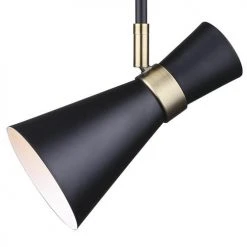 Discount 🛒 Patriot Lighting® Keilen Black And Antique Brass 1-Light Mini Pendant Light 🥰 -Patriot Lighting Sales 3519155 IPL668A01BKG M Detail
