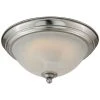 Hot Sale ⌛ Patriot Lighting® Payton Satin Nickel Integrated LED Flush Mount Ceiling Light ⭐ -Patriot Lighting Sales 352 5810 P Payton