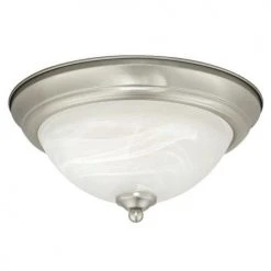 Cheapest 🌟 Patriot Lighting® Payton Satin Nickel Integrated LED Flush Mount Ceiling Light - 2 Pack 💯