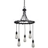 Promo 🔥 Patriot Lighting® Wallis 5-Light Dark Bronze Chandelier 😍