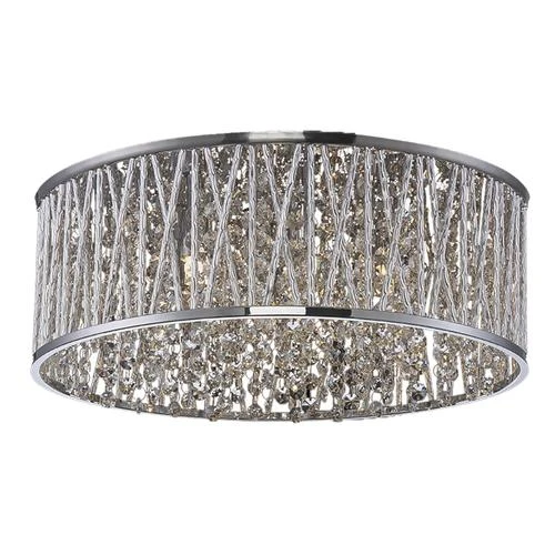 Buy 🔔 Patriot Lighting® Elegant Home Carolyn Chrome 6-Light Flush Mount Ceiling Light ⭐ 3 Buy 🔔 Patriot Lighting® Elegant Home Carolyn Chrome 6-Light Flush Mount Ceiling Light ⭐