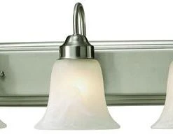 Buy 😀 Patriot Lighting® Stewart Brushed Nickel 3-Light Vanity Light 🛒