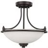 Flash Sale 🎉 Patriot Lighting® Camden Oil-Rubbed Bronze 3-Light Semi-Flush Mount Ceiling Light ⭐ -Patriot Lighting Sales 3526231