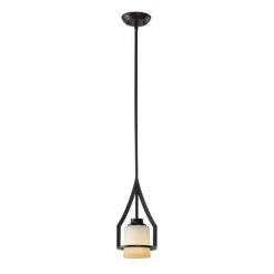 New ✨ Patriot Lighting® Warren Rubbed Antique Bronze 1-Light Mini Pendant ✨