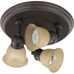 Flash Sale ⭐ Patriot Lighting® Port Oil-Rubbed Bronze 3-Light Flush Mount Ceiling Light ✔️