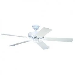 Buy ⌛ Patriot Lighting™ Apollo II 52" White Indoor LED Ceiling Fan 🔥 -Patriot Lighting Sales 355 0672 WOLK