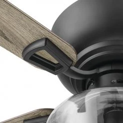 Cheapest 🎁 Patriot Lighting™ Anahy 44" Matte Black Indoor LED Ceiling Fan 🧨 -Patriot Lighting Sales 3550023 20752 Anahy Bladeiron Closeup