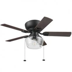 Cheapest 🎁 Patriot Lighting™ Anahy 44" Matte Black Indoor LED Ceiling Fan 🧨 -Patriot Lighting Sales 3550023 20752 Anahy Master2