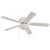 Buy 👏 Patriot Lighting™ Gilford 52" White Indoor LED Ceiling Fan ⌛ -Patriot Lighting Sales 3550603 mainCMYK