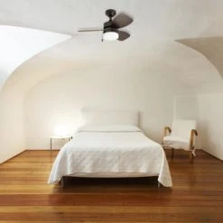 Promo 🤩 Patriot Lighting™ Gibson Street 30" Bronze Indoor LED Ceiling Fan 🎁 -Patriot Lighting Sales 3550643 20677 bedroom 02